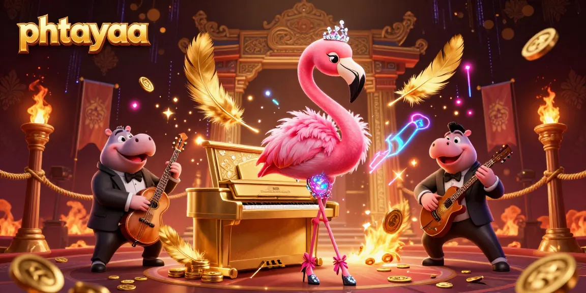 Experience thrilling moments with Phtayaa, featuring a colorful casino scene with lively characters and betting elements.
