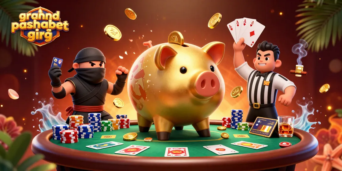 grandpashabet giriş ile kazanma fırsatları sunan, heyecan dolu bir casino sahnesi.