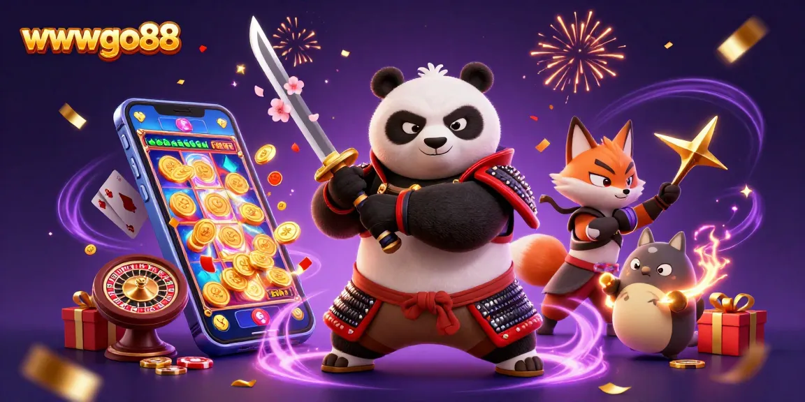 Experience thrilling gaming adventures with wwwgo88, featuring dynamic samurai panda and captivating casino games.