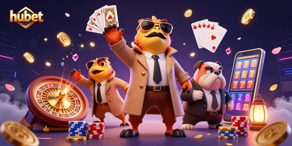 hubet showcases raptors in a trench coat attempting to enter a casino lounge, surrounded by vibrant casino elements