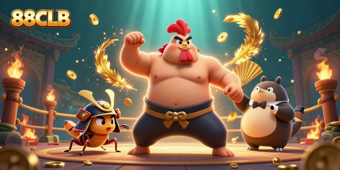 Engage in thrilling gameplay at 88CLB, featuring dynamic casino characters in a lively arena.