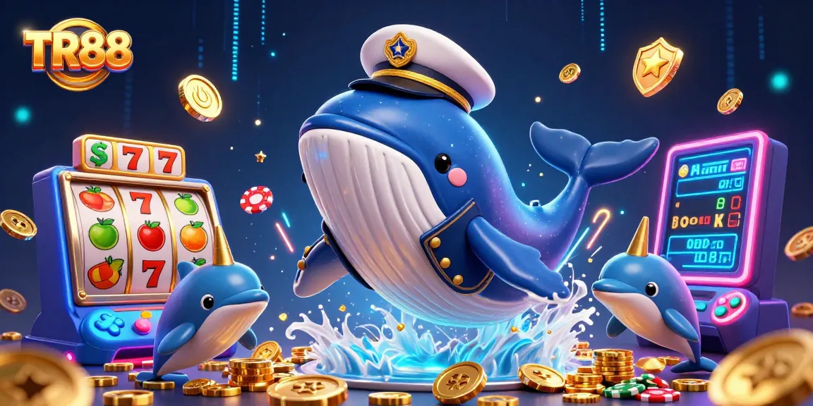 TR88 offers an exciting experience with vibrant characters and casino elements in a colorful scene.
