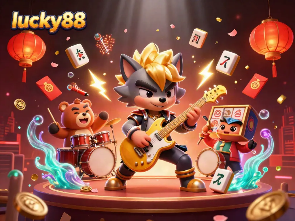 Experience exciting gameplay at lucky88 with vibrant casino-themed graphics and characters.