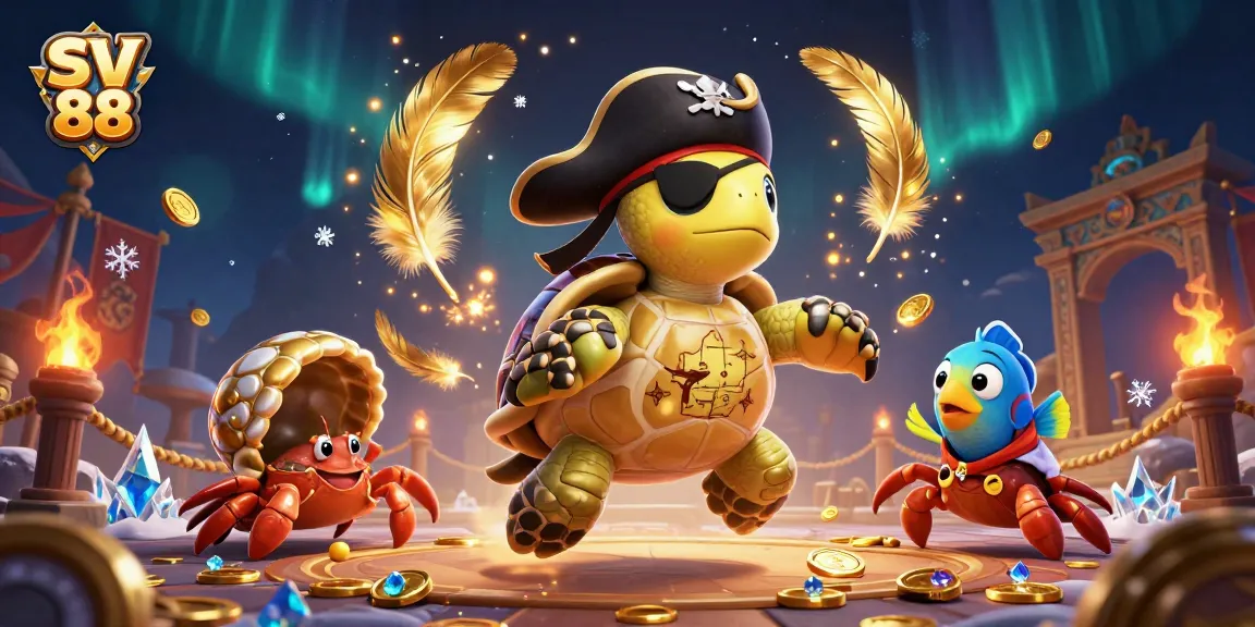 Place bets at SV 88's immersive pirate-themed gaming scene with treasure and adventure.