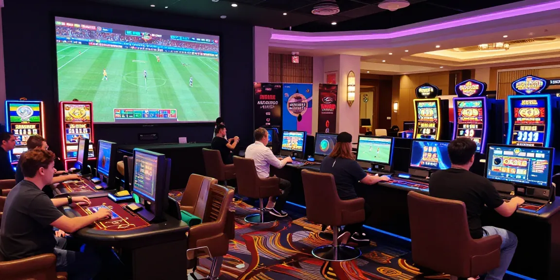 Exciting online casino scene at https://bl555.solutions/ with diverse players enjoying various games.