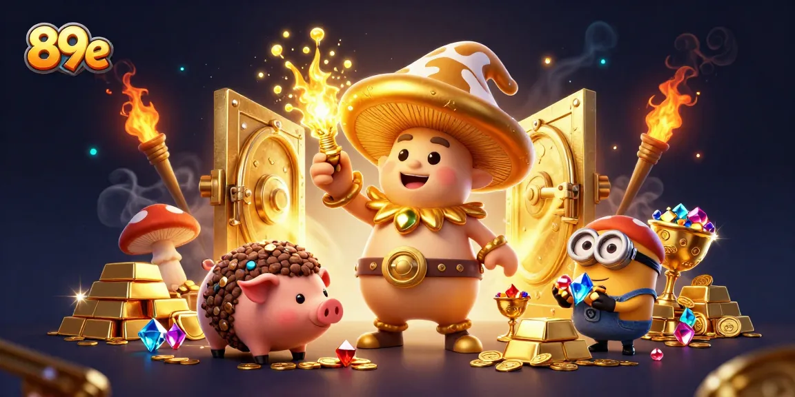 Engage with 89e's magical gaming universe filled with treasures and enchanting characters.