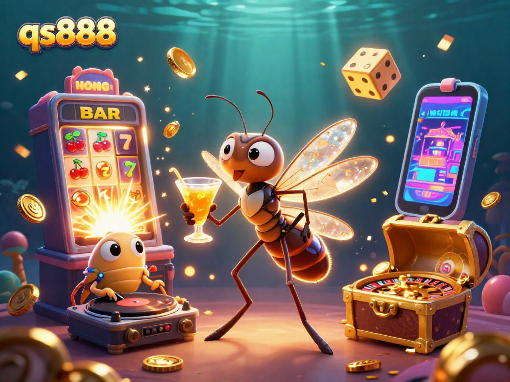 Experience the thrilling world of qs888 with lively characters and dynamic casino elements.