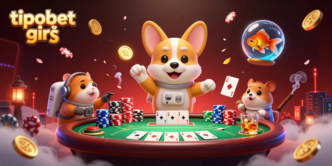 Tipobet giriş ile astronot corgi'nin uzayda kumar oynadığı sahne.