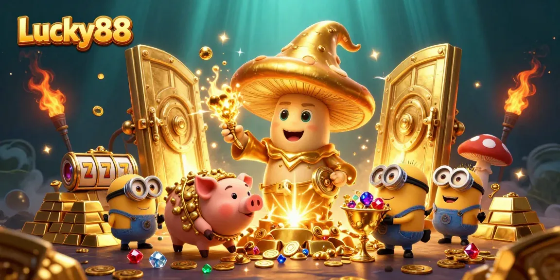Experience thrilling wins at Lucky88 with golden treasures and magical characters.