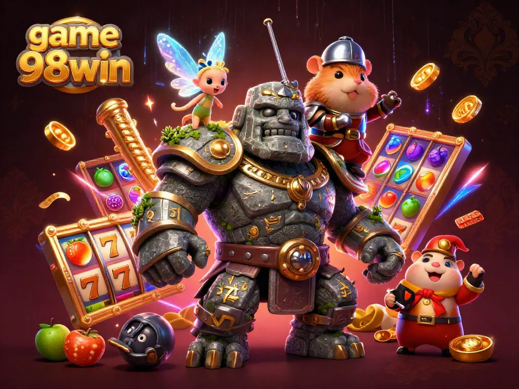 Join the fun with game 98win as ancient guardians and magical characters bring slots to life!