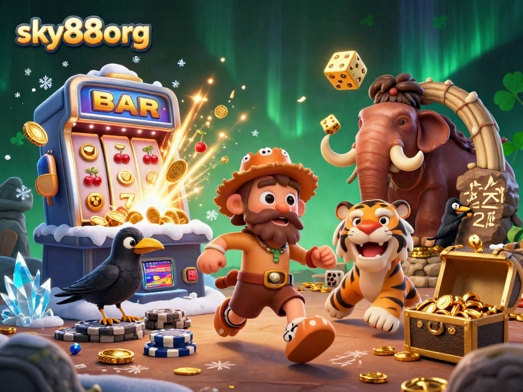 Engage in thrilling gameplay with sky88org's vivid casino adventure featuring rich 3D elements.