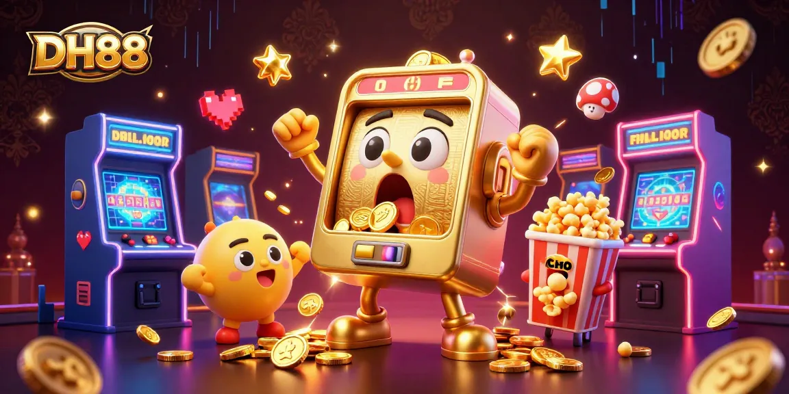 Win big at DH88 with joyful slot machines and vibrant gaming scenes in a thrilling casino atmosphere.