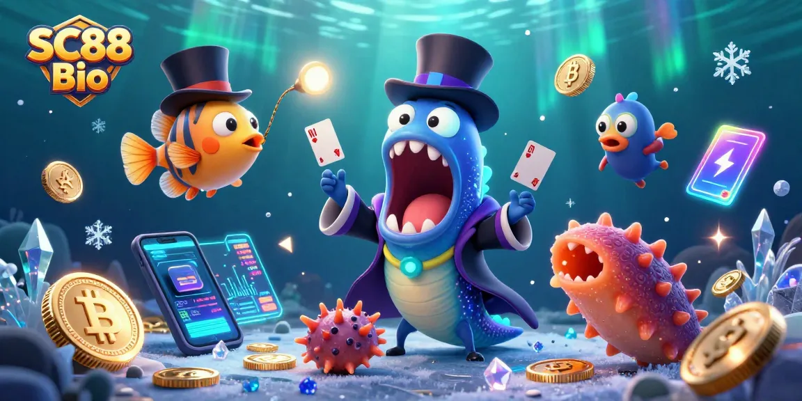 Engage in exciting gameplay with SC88 Bio, featuring unique characters and crypto casino elements.
