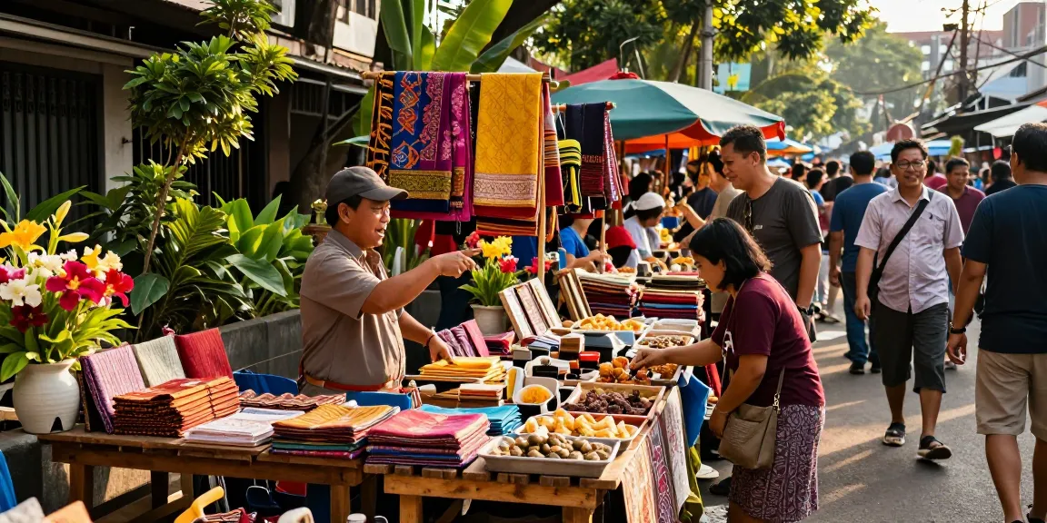Experience Jakarta's vibrant street market culture at https://www.liveinfosumsel.com/category/indonesia/jakarta/ with local crafts, delicious foods, and smiling vendors.