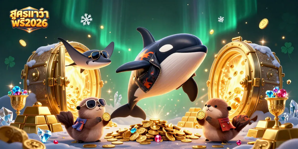 Uncover สูตรบาคาร่าฟรี2026 for enhanced gameplay surrounded by a treasure-filled scene.
