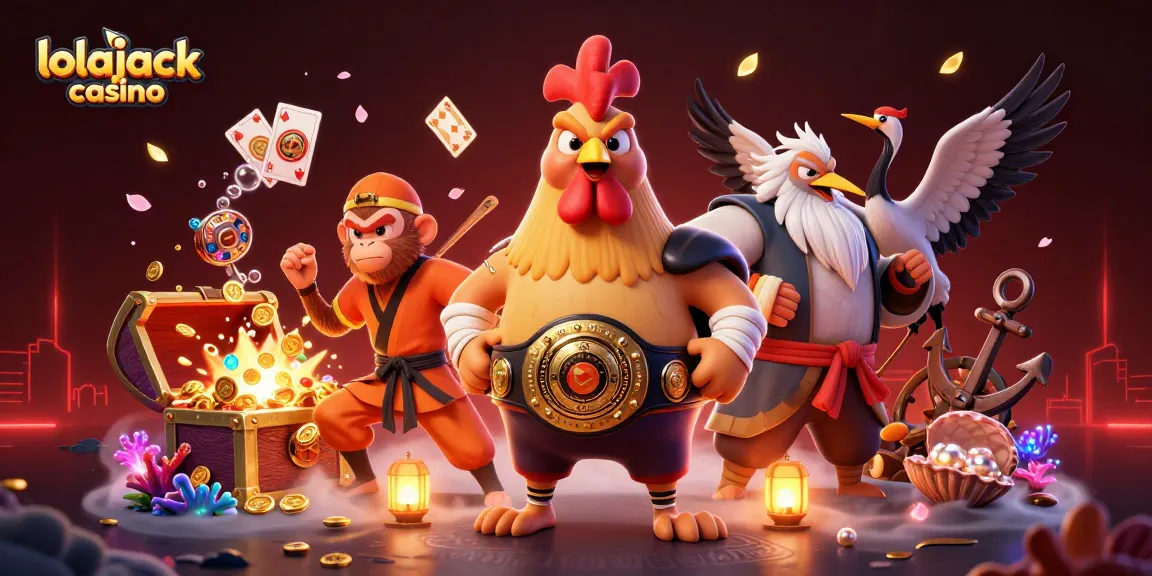 Experience the excitement of lolajack casino with dynamic characters and thrilling game elements.