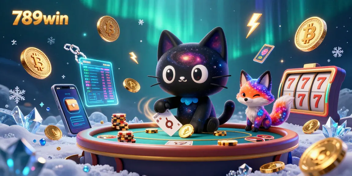 Engage with the cosmic charm of 789win at a vibrant casino with Bitcoin and Ethereum themes.