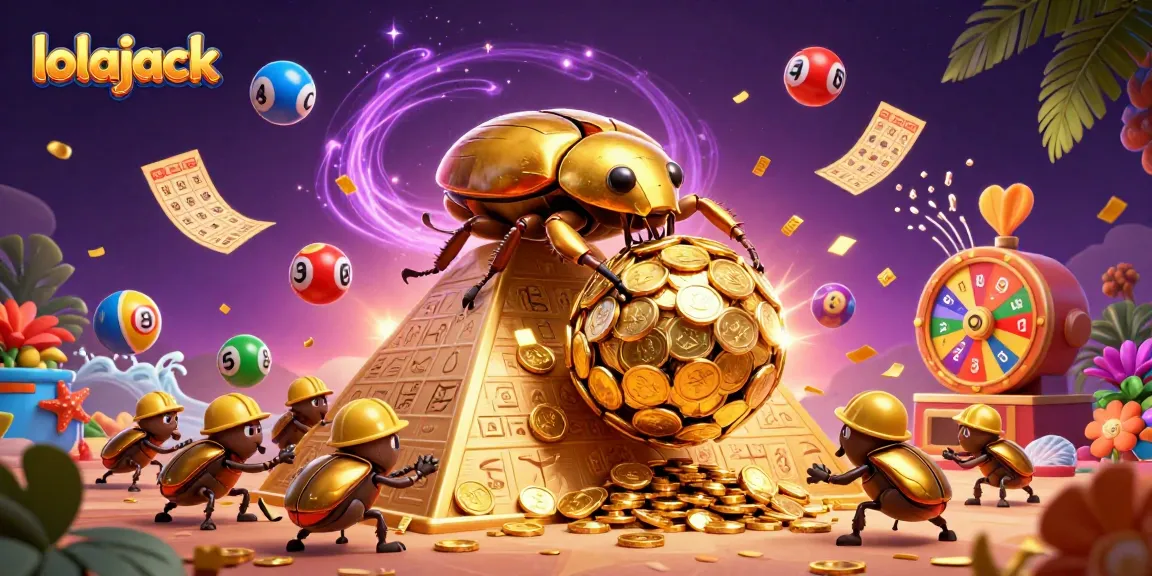 Experience the excitement of lolajack casino with vibrant slot symbols and dynamic game elements.