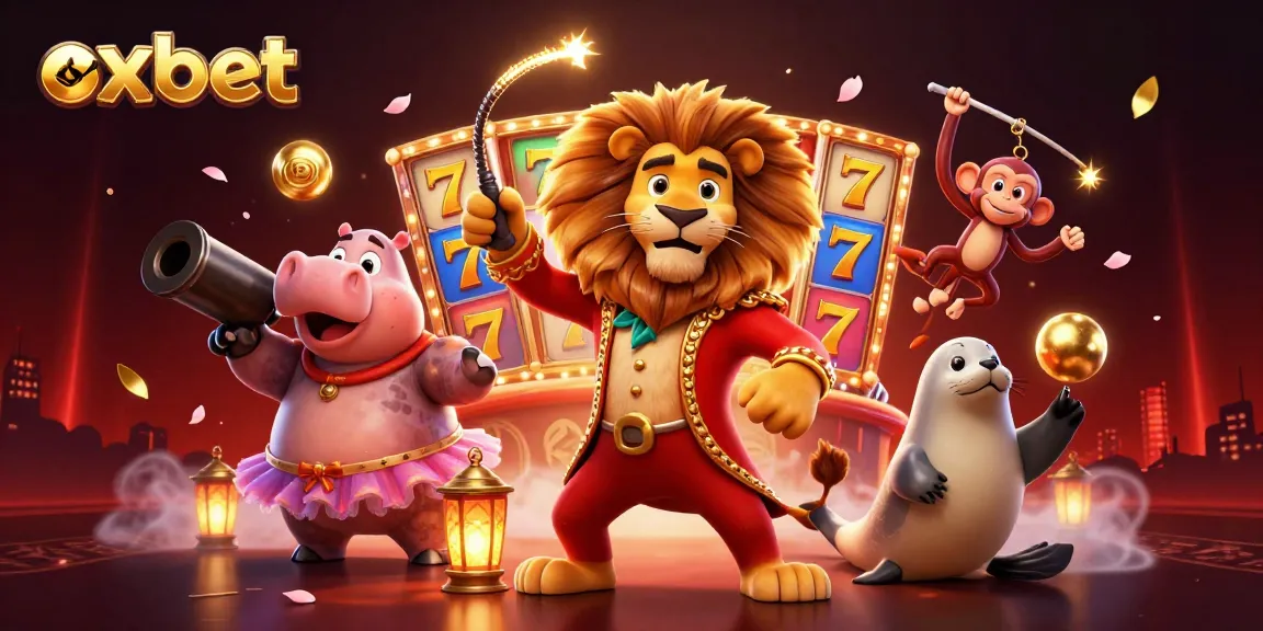 Experience thrilling gameplay with oxbet's vibrant casino scene featuring exciting slot games and engaging characters.