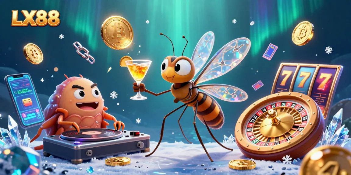 Engage in thrilling games at LX88 with animated casino scenes featuring colorful elements.