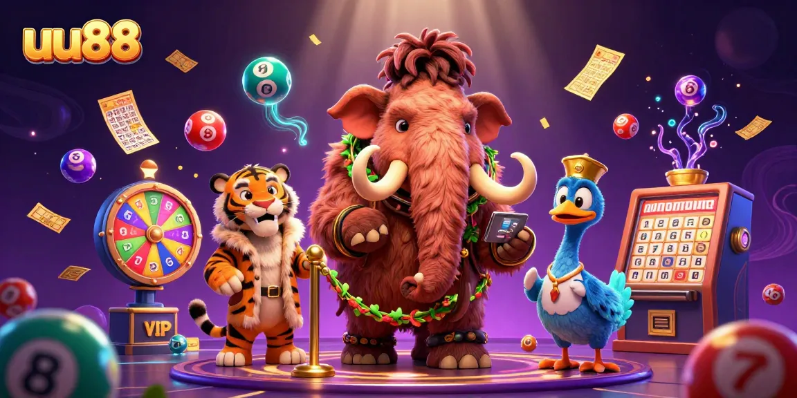 Experience the excitement of uu88 with vibrant casino scene featuring colorful elements and characters.