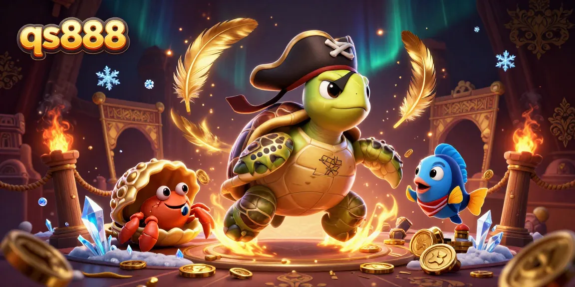 Experience thrilling gameplay at qs888 while interacting with vibrant casino characters in a lively setting.