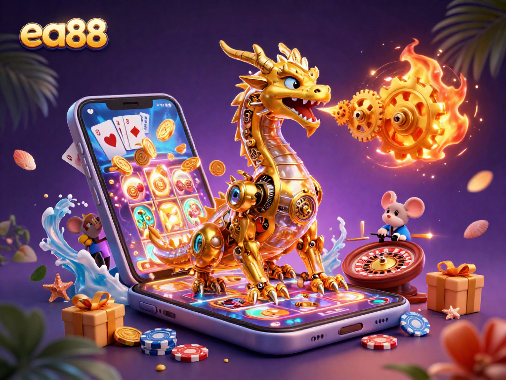 Engage with thrilling games at ea88 featuring vibrant slot machines and dynamic casino elements.