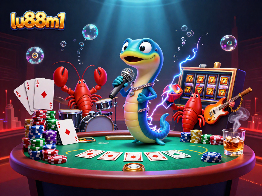 Experience the underwater excitement of lu88m1 with vibrant characters and gaming elements in thrilling casino action.