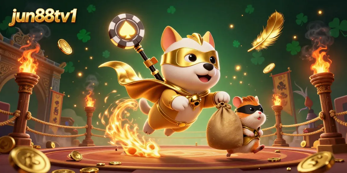 Experience thrilling winnings at jun88tv1 with a vibrant and dynamic casino adventure illustration.