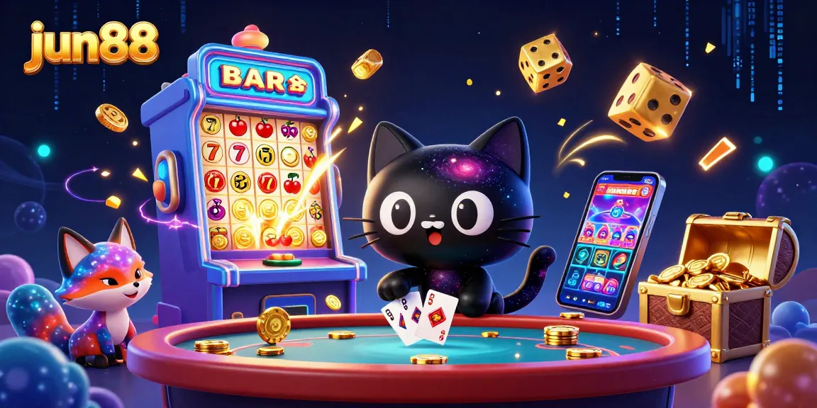 Experience thrilling gameplay at jun88 with colorful casino games and a cosmic atmosphere.