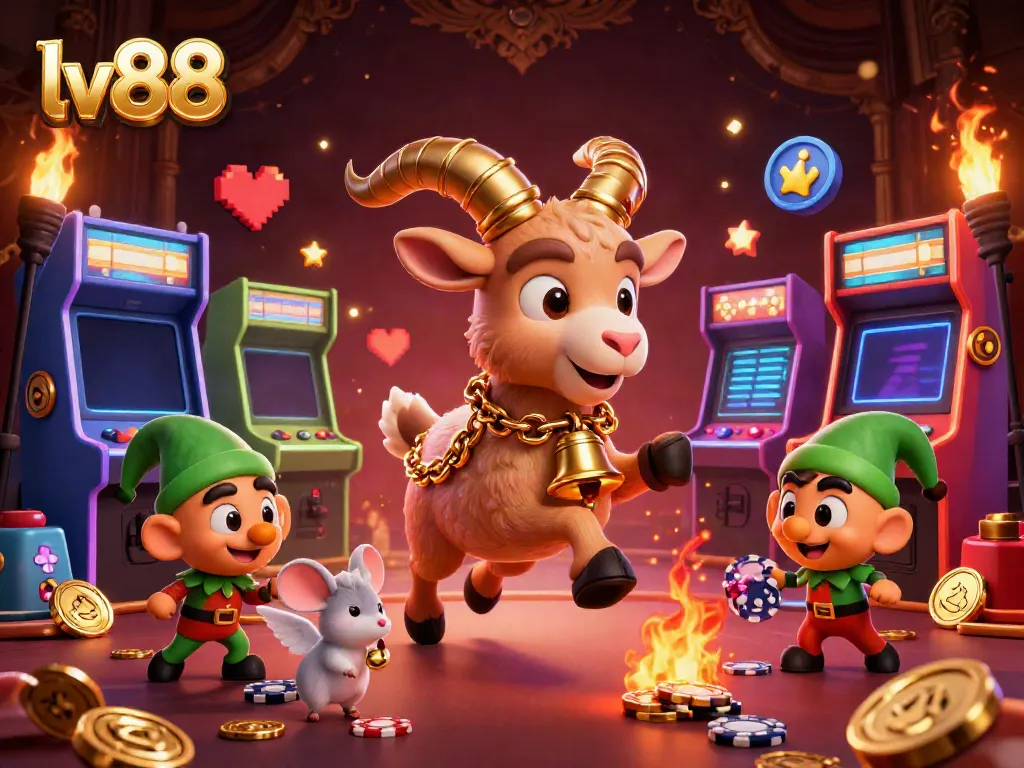 Experience exciting gameplay at lv88 with lively characters in a vibrant casino environment.