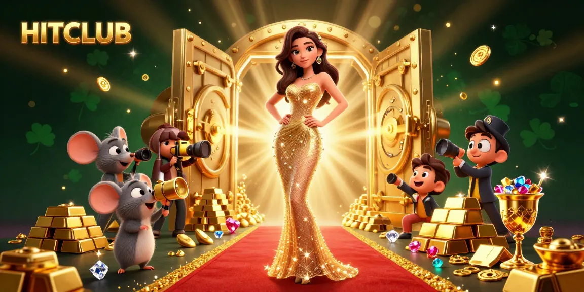 Experience the excitement of HITCLUB with vibrant gaming elements and sparkling rewards.