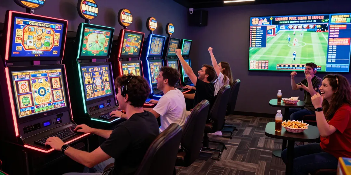 Pengalaman bermain tahun4d dengan slot mesin berwarna-warni dan suasana permainan yang menyenangkan.