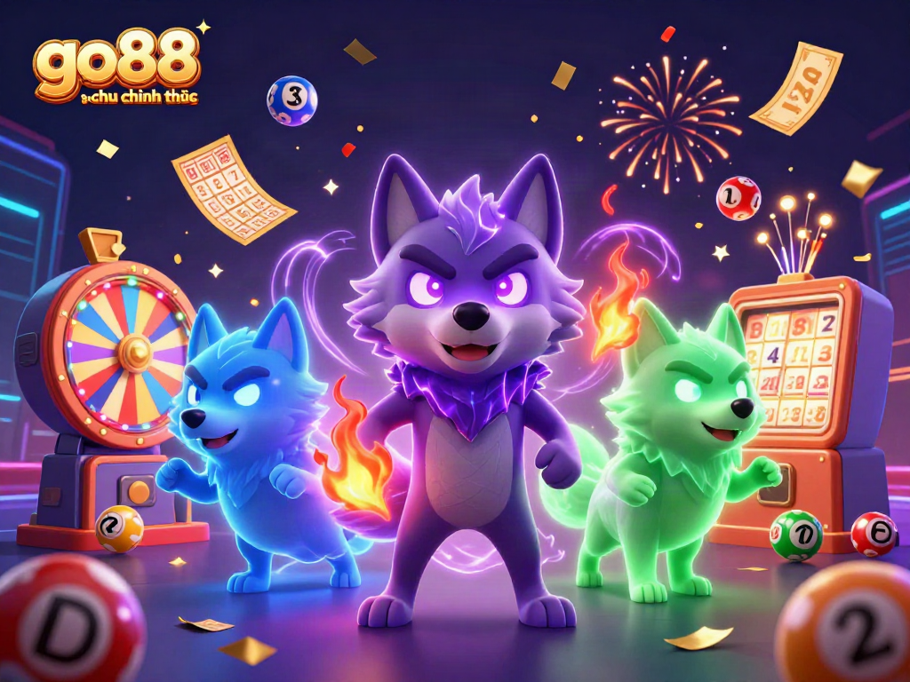 Engage with go88 trang chu chinh thuc through an exciting lottery adventure filled with vibrant energy and animation.