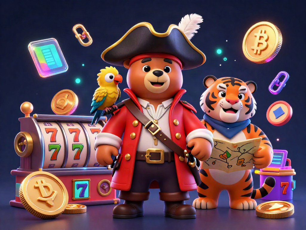 Experience thrilling H99 casino adventures with animated pirate characters amidst vibrant gaming elements.