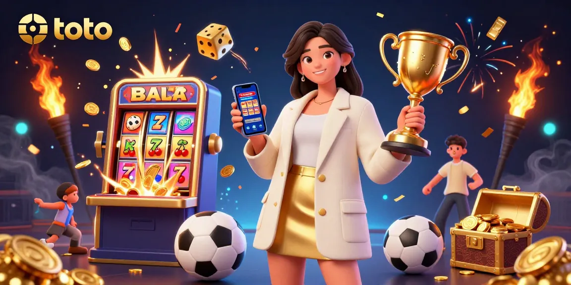 Witness the thrill of toto sports betting with a captivating scene filled with dynamic casino elements.