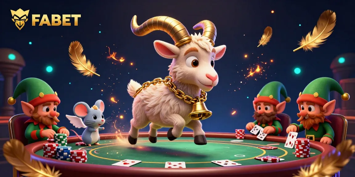 Experience the excitement of FABET's unique casino atmosphere with interactive 3D elements and vibrant characters.