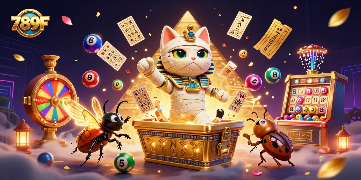 Engage in thrilling games at 789F, featuring a vibrant 3D Halloween scene bursting with casino excitement.