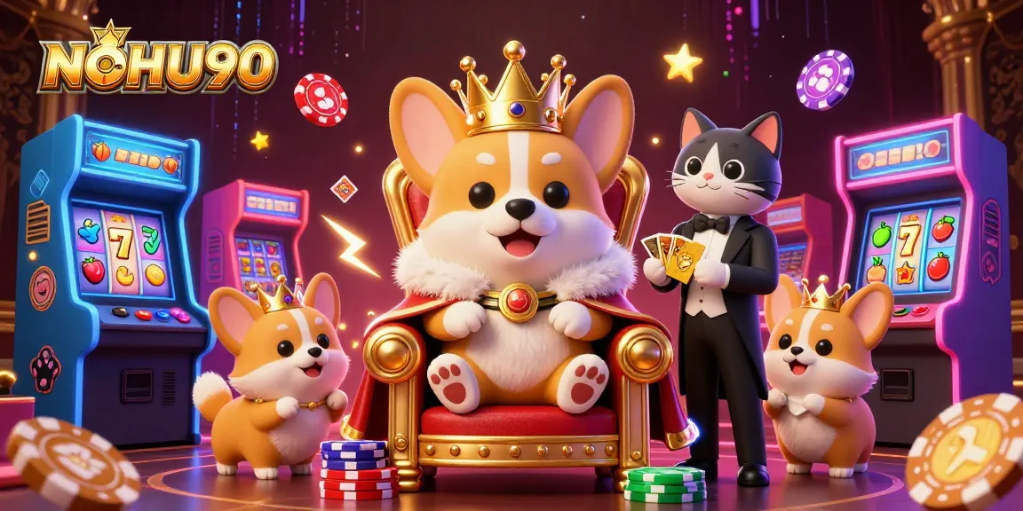 Engage with the exciting world of NOHU90 through vibrant casino-themed artwork.