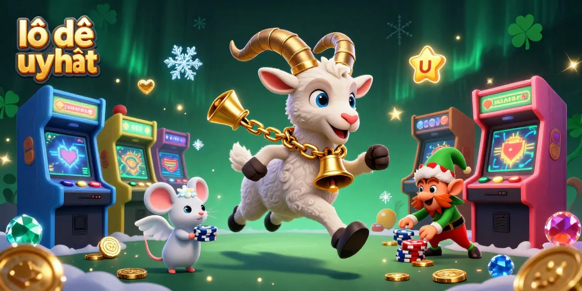 Enjoy exciting gaming moments with lô đề uy tín while playful characters and vibrant casino elements create a lively atmosphere.
