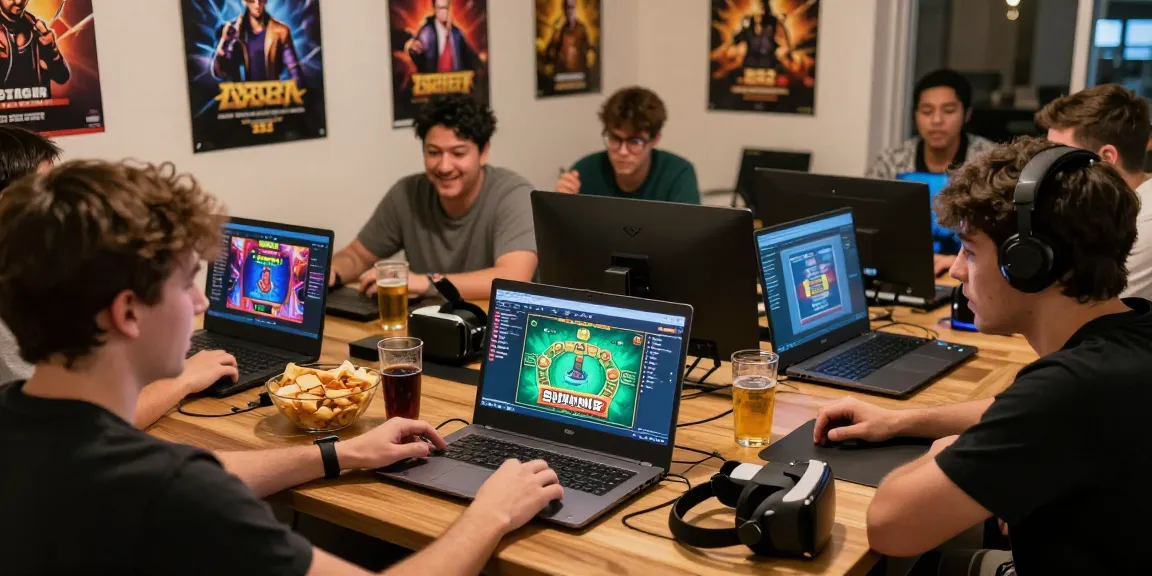 Players enjoying exciting online games at https://b52a.jp.net/ in a vibrant gaming community atmosphere.