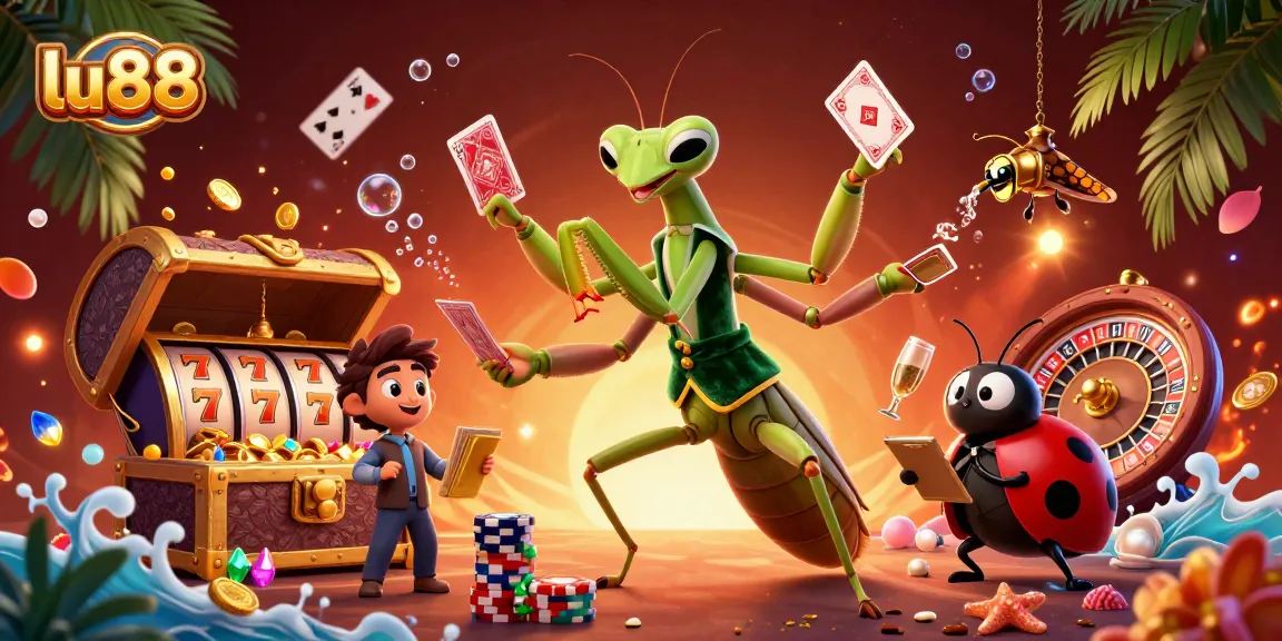 Experience thrilling games at lu88 with our vibrant casino scene, featuring dynamic gameplay and rich colors.