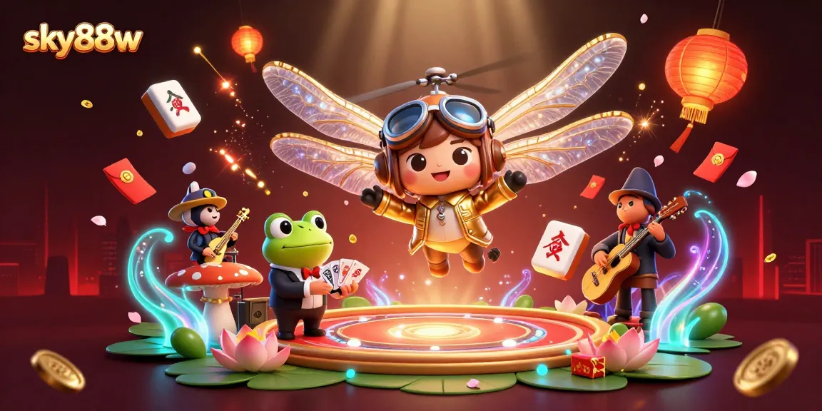 Experience thrilling gameplay with sky88w at a vibrant lily pad casino featuring dynamic gaming elements.