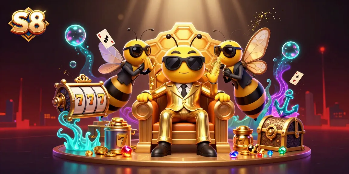S8 engages players with thrilling slot games and winning action featuring a vibrant gambling scene.
