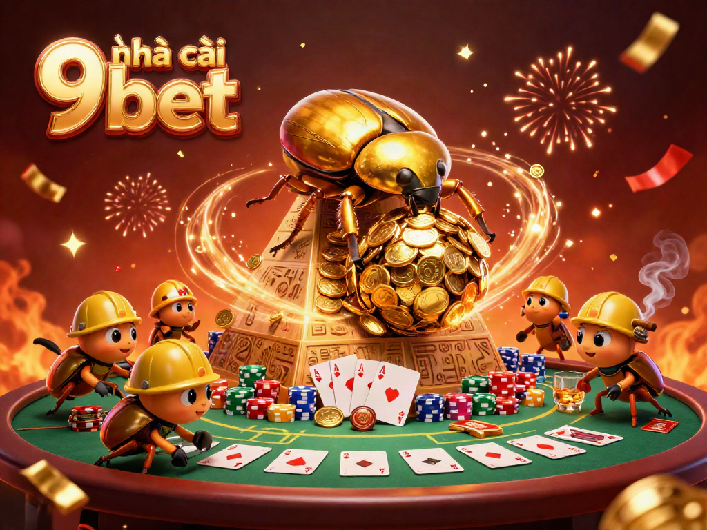 Engage in thrilling gameplay with nhà cái 9bet featuring elaborate casino elements and vibrant characters.