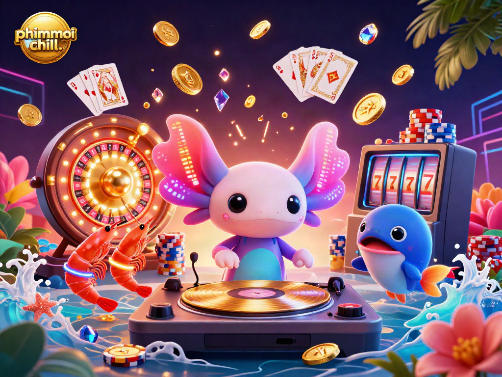 Experience phimmoi chill. in a vibrant casino scene featuring lively aquatic characters and dynamic gambling elements