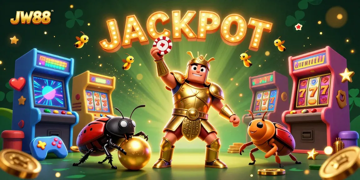 Experience thrilling gameplay at JW88 with vibrant characters and dynamic casino elements.