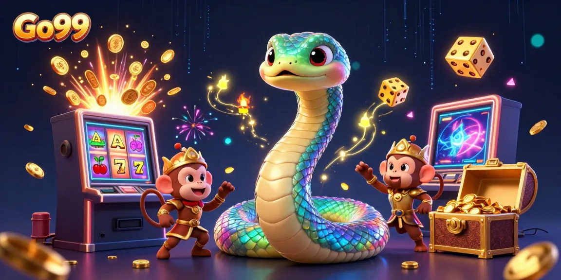 Engage in thrilling gaming adventures at Go99 with colorful characters and dazzling jackpots.