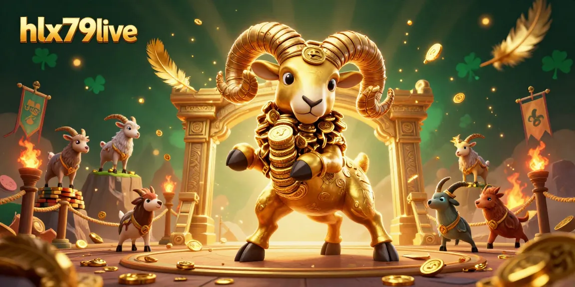 Experience exciting cockfighting battles on hlx79live with a golden ram charge!