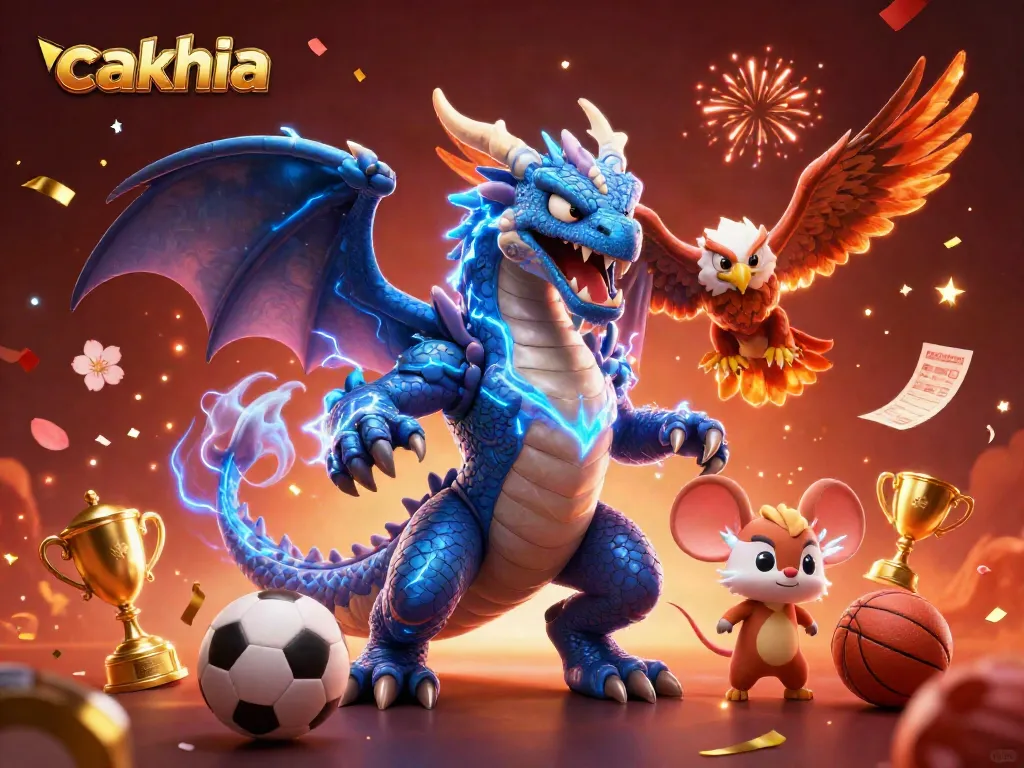Cakhia players enjoy an electrifying sports betting experience with vibrant characters and dynamic visuals.